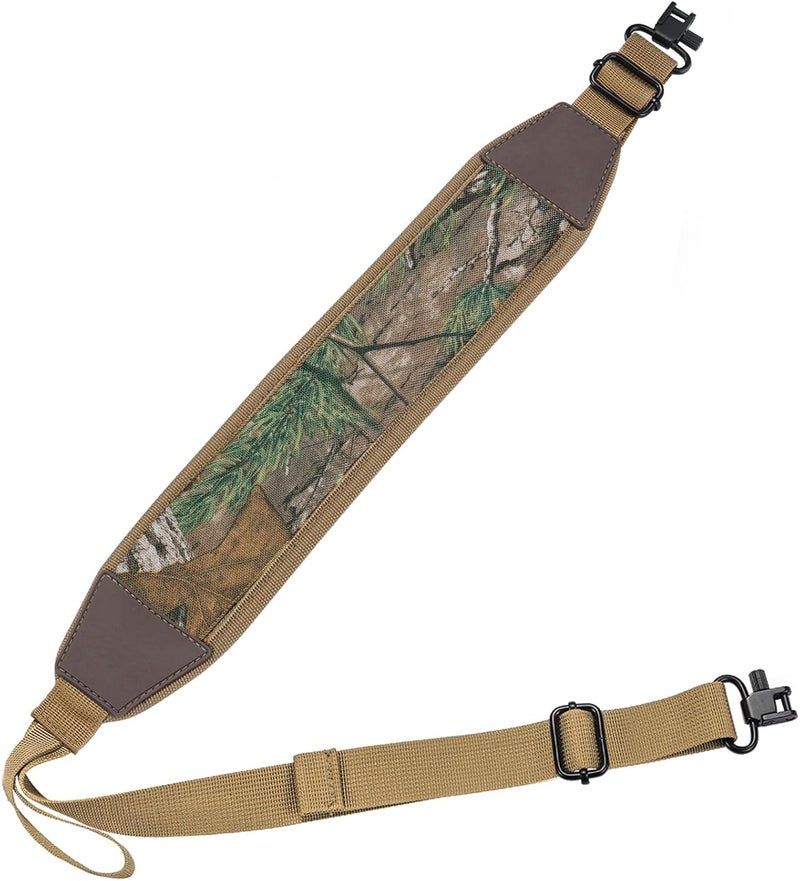 EZshoot Two Point Sling with Removable Swivels Rifle Sling with Comfortable Neoprene Padded Gun Sling Strap for Outdoors - Image 1